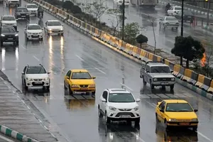 بارش پراکنده باران و کاهش دما در تهران
