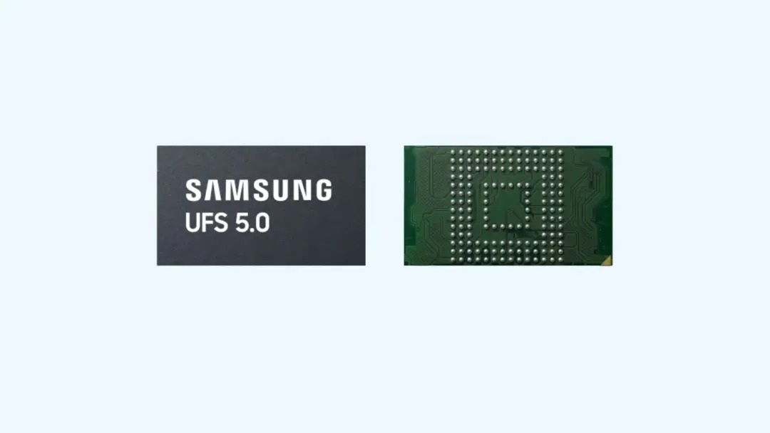 عملکرد فضای ذخیره‌سازی UFS 5.0 در مقایسه با نسل UFS 4.1 بیش از دو برابر افزایش یافته است. ابعاد این تراشه ۷٫۵ در ۱۳ در ۰٫۹ میلی‌متر است؛ کاهش ۱۶٫۷ درصدی اندازه نسبت‌به مدل‌های پیشین.