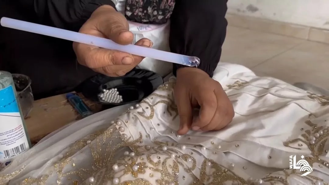 لباس عروس در غزه ؛ کمبود و گرانی