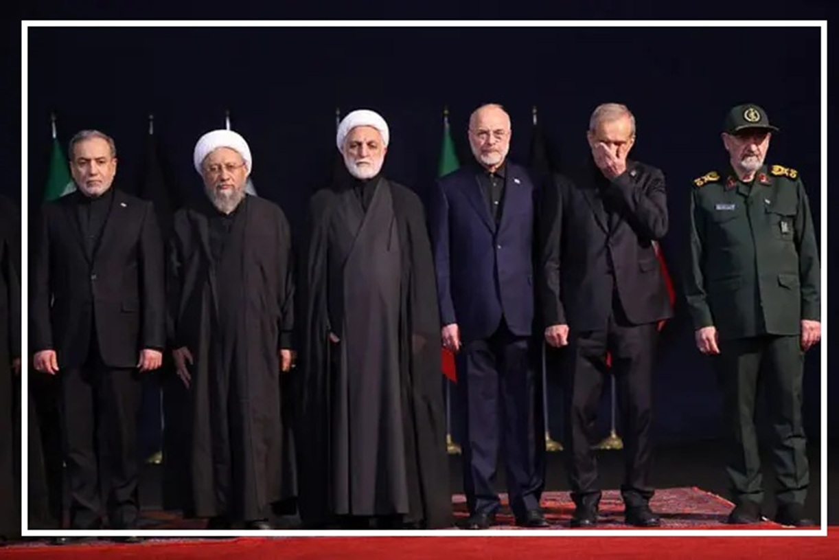 روسای ارشد در مراسم وداع